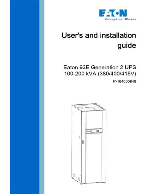 eaton 96003 user guide Reader