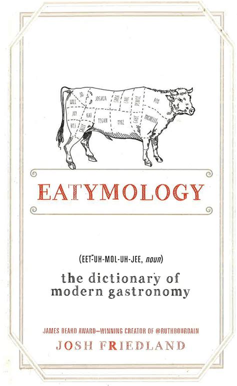 eatymology the dictionary of modern gastronomy Epub