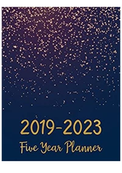 ebook 2019 2023 five year planner Kindle Editon