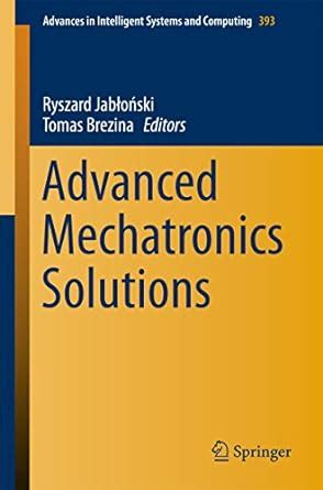 ebook advanced mechatronics solutions intelligent computing PDF