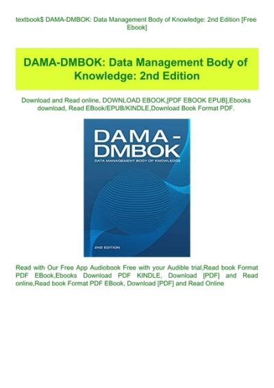 ebook dama dmbok data management body Doc