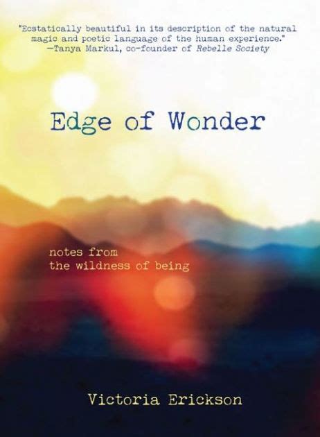 ebook edge wonder notes wildness being Reader