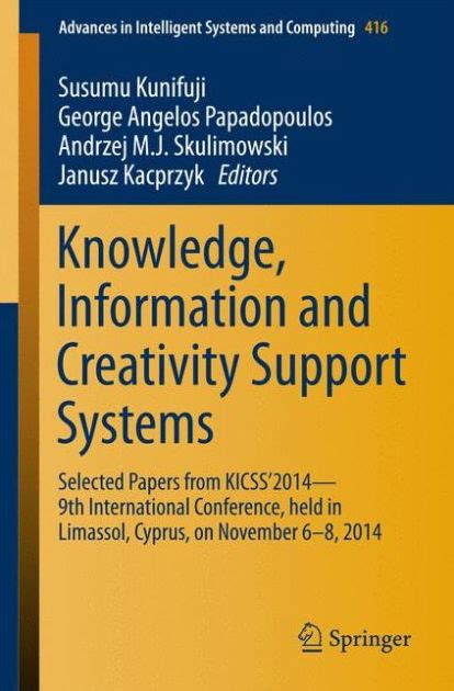 ebook knowledge information creativity support systems Doc