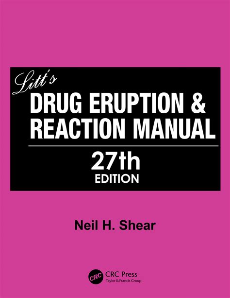 ebook litts drug eruption reaction manual PDF