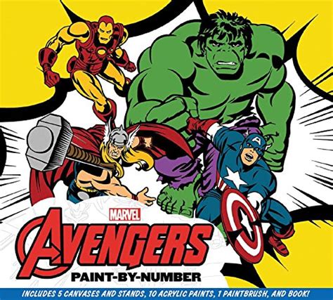ebook marvel avengers paint number re create Epub
