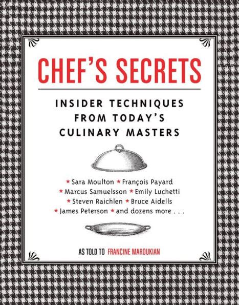 ebook online chefs secrets insider techniques culinary ebook PDF