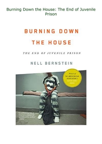 ebook pdf burning down house juvenile prison PDF