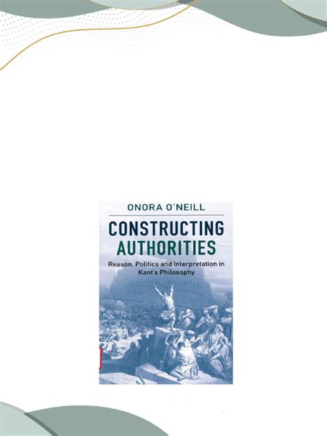 ebook pdf constructing authorities politics interpretation philosophy PDF