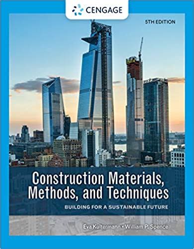 ebook pdf construction materials methods techniques william Epub