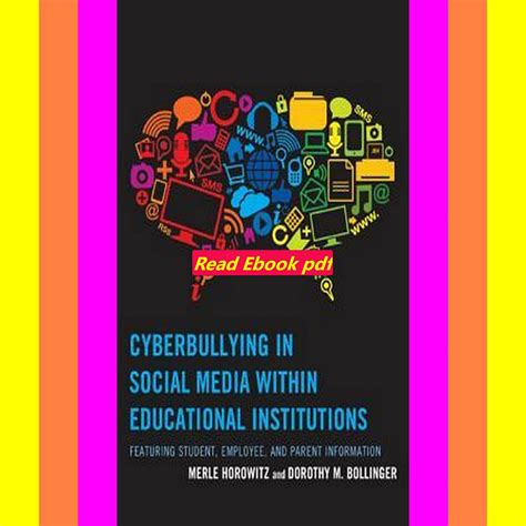 ebook pdf cyberbullying social within educational institutions Kindle Editon