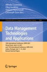 ebook pdf data management technologies applications international Kindle Editon