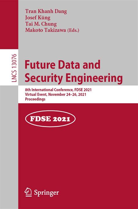 ebook pdf future data security engineering international Reader