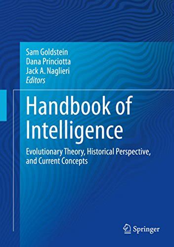 ebook pdf handbook intelligence evolutionary historical perspective Kindle Editon