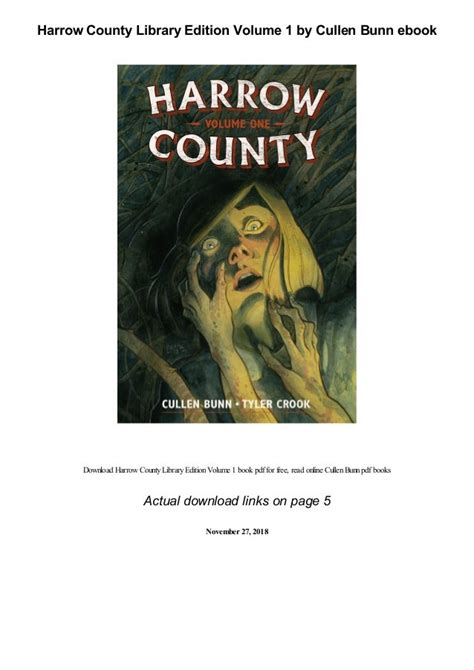 ebook pdf harrow county 1 cullen bunn Epub