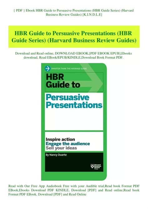 ebook pdf hbr guide persuasive presentations Doc