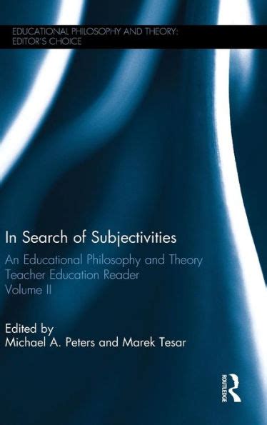 ebook pdf search subjectivities educational philosophy education Reader