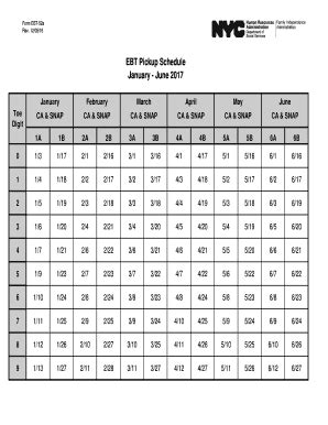 ebt-pick-up-schedule-for-january-july-2015 Ebook Doc