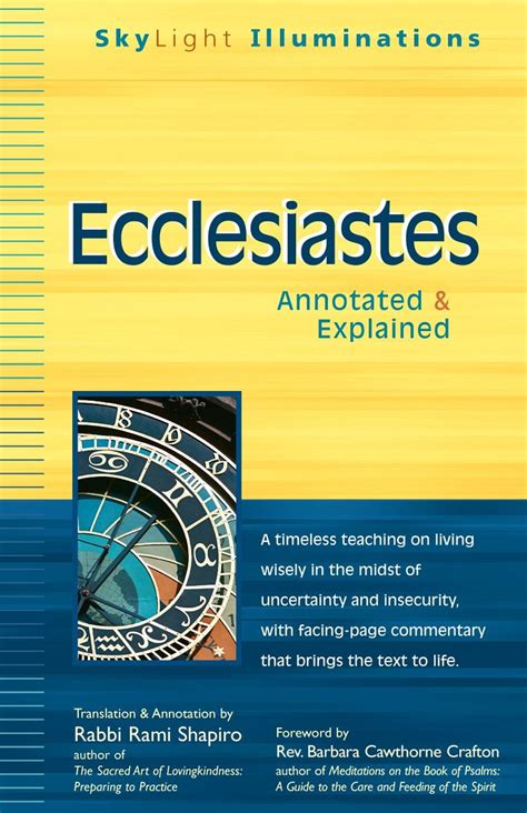 ecclesiastes annotated and explained skylight illuminations Doc