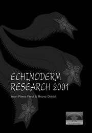 echinoderm research 2001 echinoderm research 2001 PDF