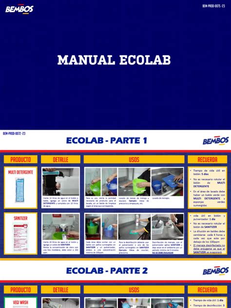 ecolab pdf manual pdf PDF