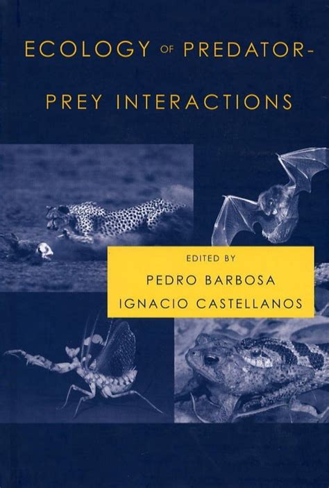 ecology of predator prey interactions Epub