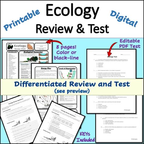 ecology unit test study guide Reader