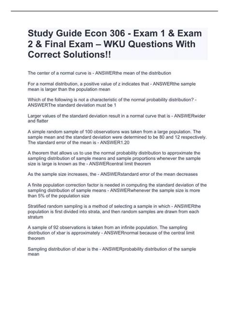 econ 306 final exam penn state PDF