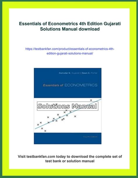 econometrics solutions gujarati 4th edition Doc
