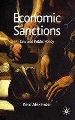economic sanctions law and public policy Kindle Editon