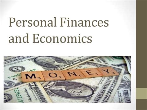 economics and personal finance