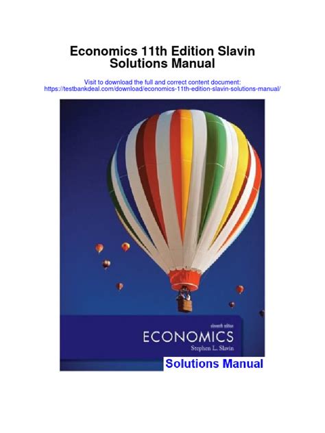 economics eleventh edition slavin answer key Doc