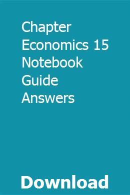 economics notebook guide answers Doc