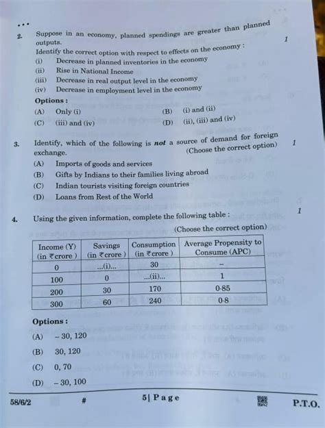 economics question paper class 12 2013 Doc