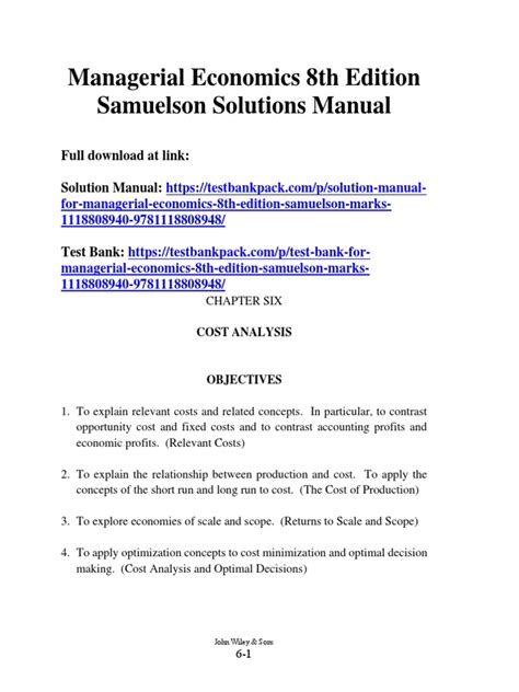 economics solutions manual and samuelson PDF