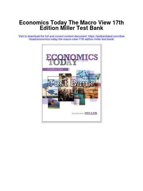 economics today the macro view 17th edition pdf Reader