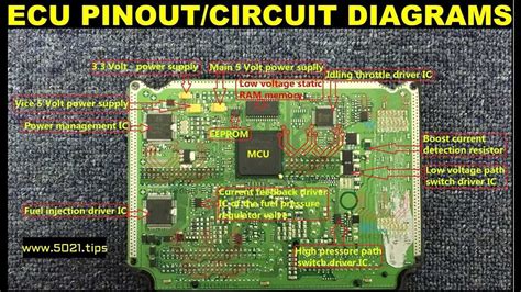 ecu circuit diagram scetch Kindle Editon