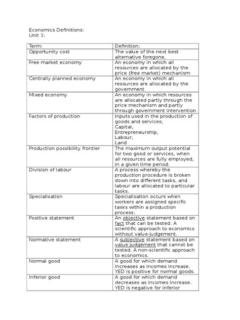 edexcel economics unit 1 tuesday 13th may 2014 mark scheme pdf PDF