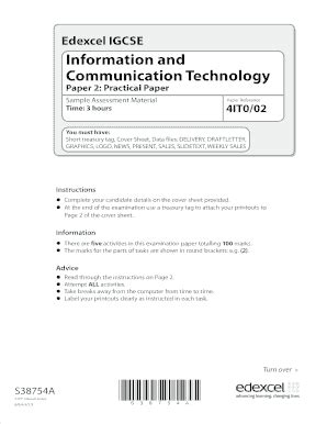 edexcel igcse ict practical papers Epub