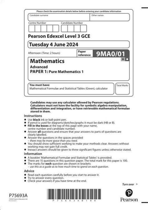edexcel maths unit 1 past papers Reader