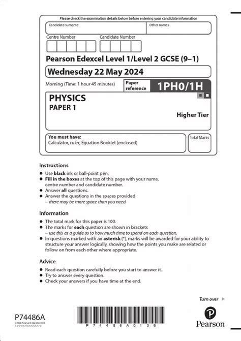 edexcel physics past papers and mark schemes PDF