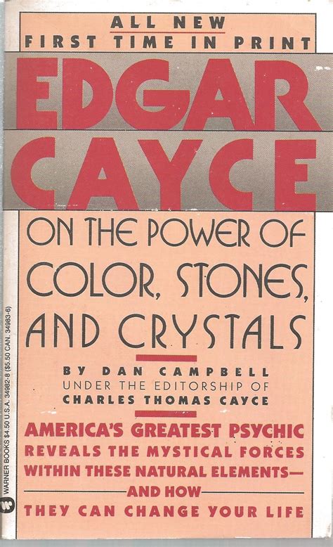 edgar cayce on the power of color stones and crystals Reader