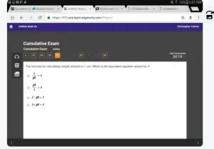 edgenuity cumulative exam