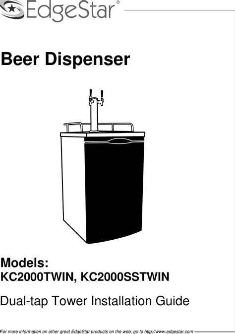 edgestar cw2200 user guide Doc