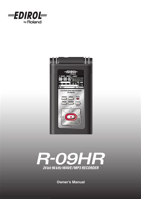 edirol r 09hr manual Reader