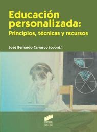 educacion personalizada principios tecnicas y recursos PDF