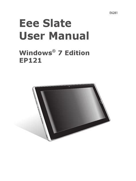 eee slate ebooks manual Kindle Editon