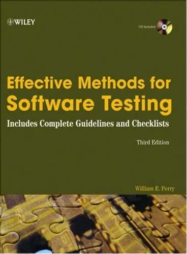 effective methods for software testing 2nd edition free download Doc
