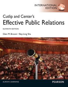 effective public relations 11th edition Kindle Editon