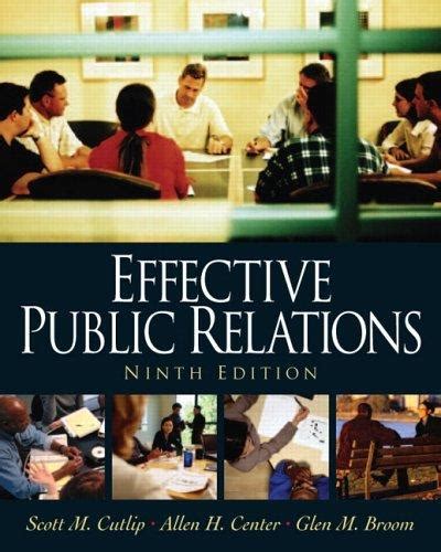 effective public relations 9th edition Kindle Editon