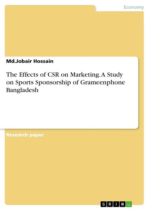 effects marketing sponsorship grameenphone bangladesh Epub